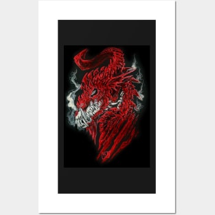 Red Dragon of Decay Posters and Art